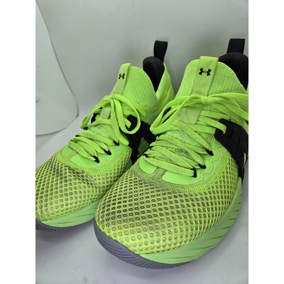 Under Armour Project Rock 4 Shoes Men\'s 9.5 Green Training Athletic Gym Sneakers main image 6